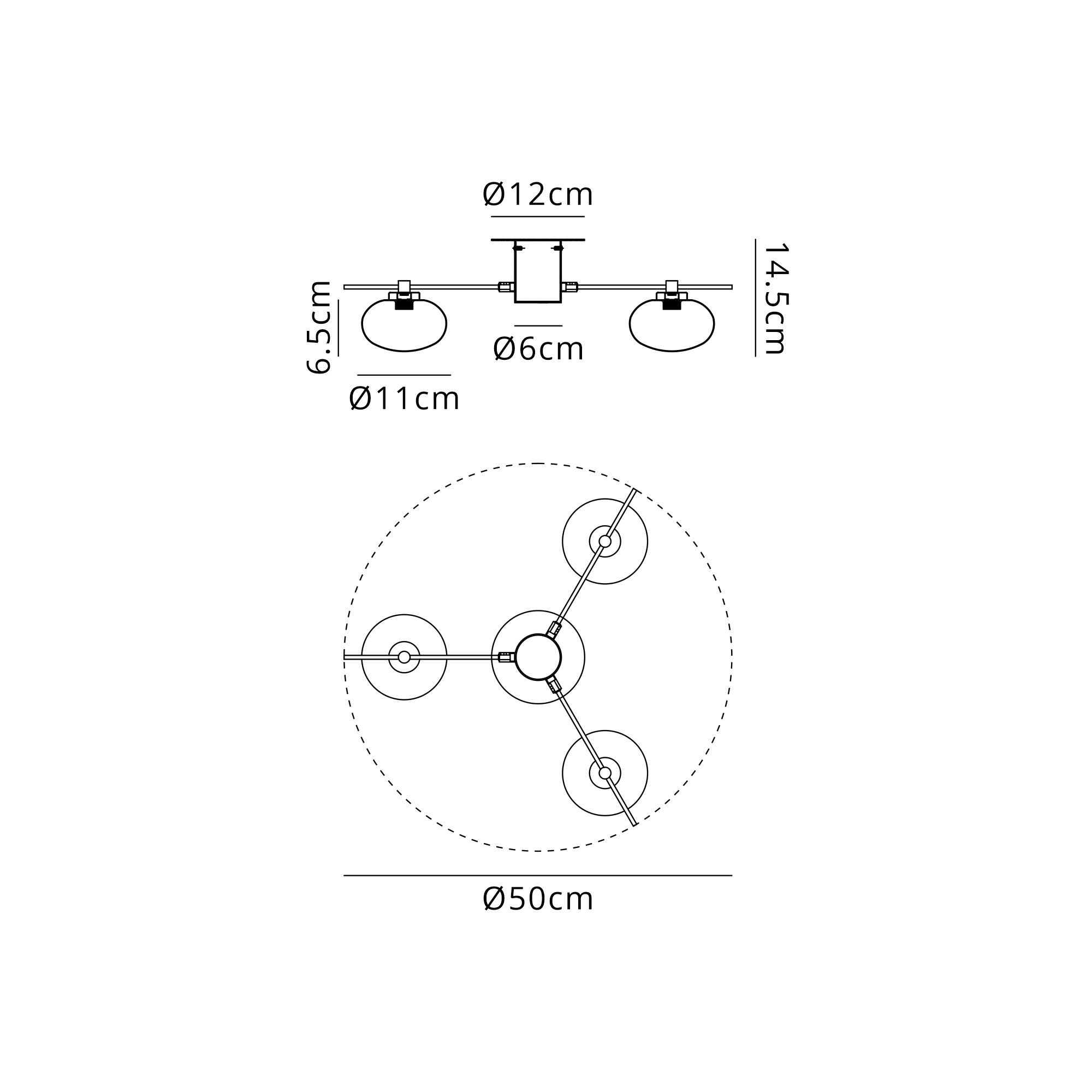 Addie Satin Nickel Ceiling Lights Deco Multi Arm Fittings